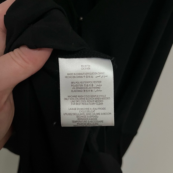 BCBGeneration black drape dress size M - Picture 6 of 8